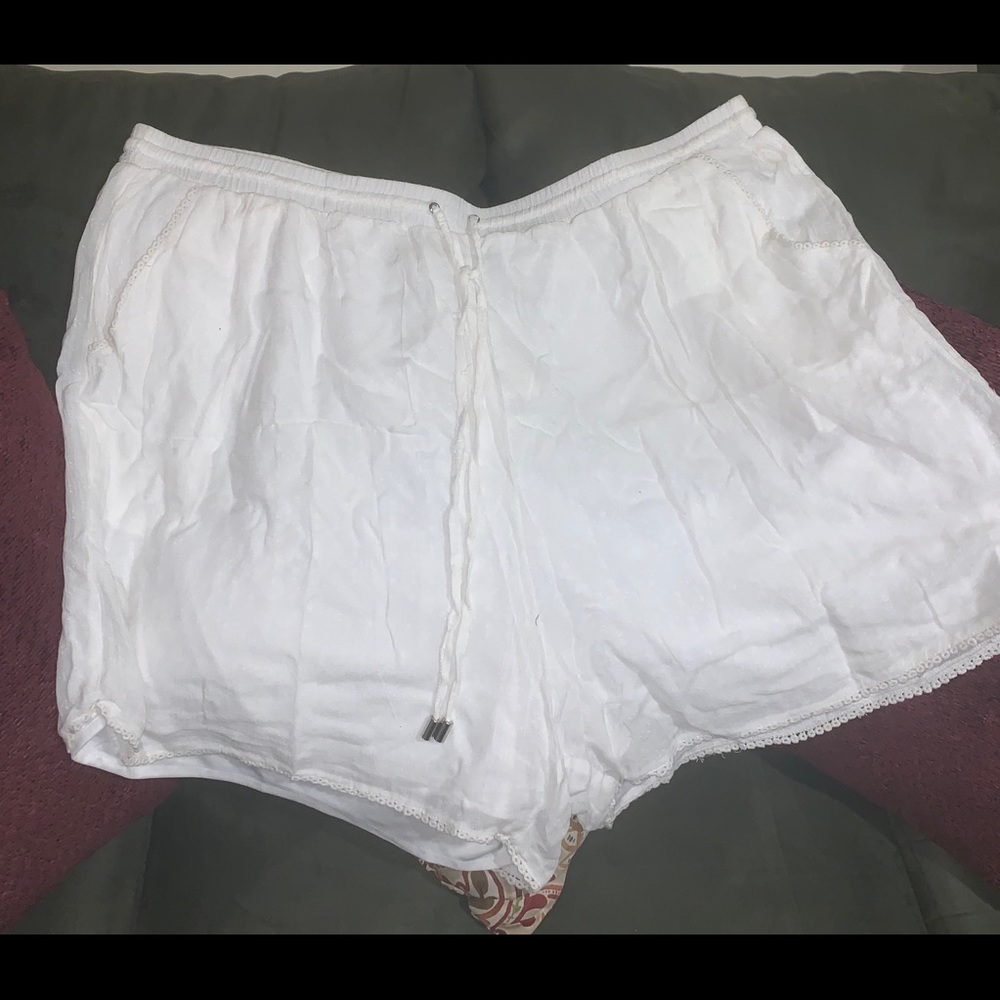 White shorts